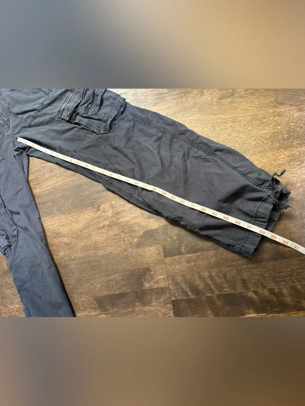 American Eagle Outfitters Black Cargo Pants with Utility Pockets - Picture 6 of 8